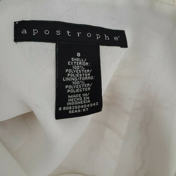 Apostrophe Women's Skirt ~ Sz 8 ~ Pleated ~ Beige - Picture 3 of 3